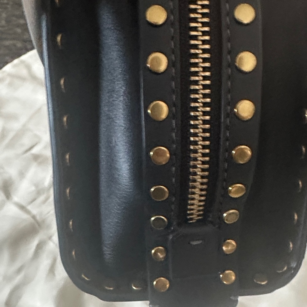 NWT Coach Black Rogue 17 Mini Bag with Gold Accents - Picture 9 of 15
